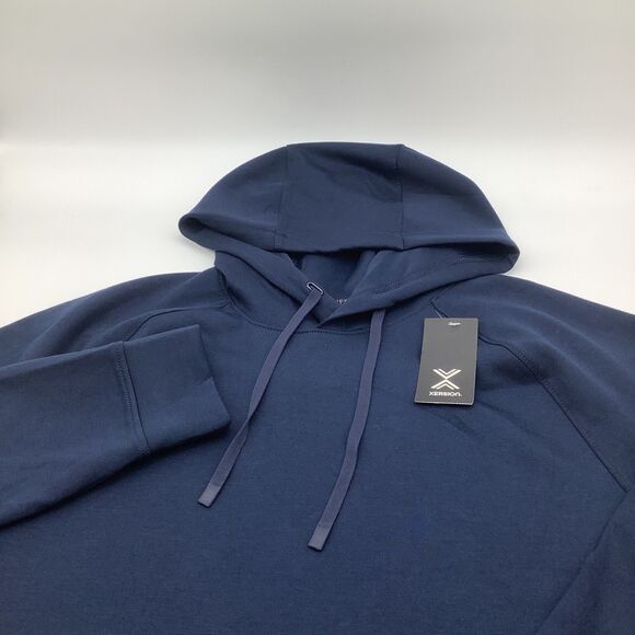 Xersion Mens Train Scuba Popover Hoodie Blue Size‎ Large NWT - Picture 1 of 7